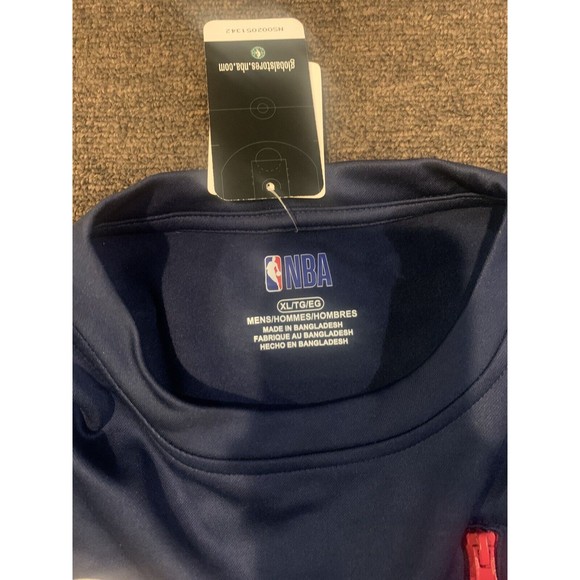 Men's XL Washington Wizards Navy/Red Generation Quarter-Zip Pullover Jacket - Picture 3 of 3